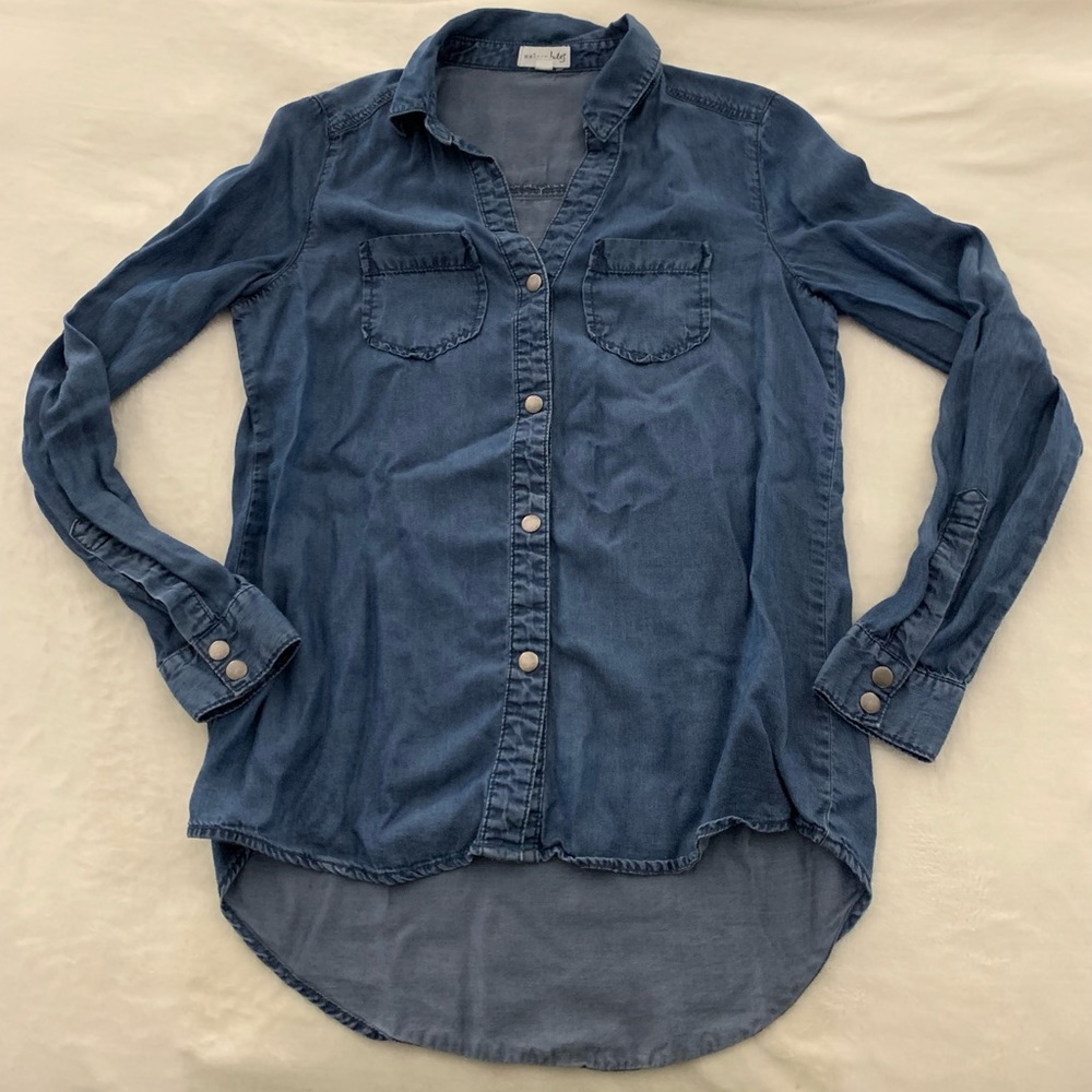 Maison Jules denim button down